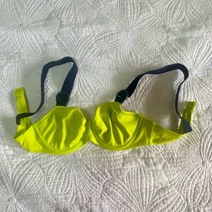 Aerie Neon Lime Bikini Top Festival Euro Summer Bright Spring